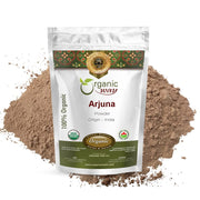 Organic Way arjuna bark powder packaging preserves freshness and quality