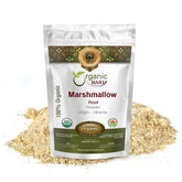 Organic Way Marshmallow Root Powder packaging highlights quality and certifications.