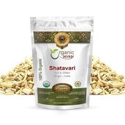 Organic Way Shatavari cut & sifted bulk pack for easy pantry storage.