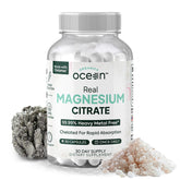 Organics Ocean Real Magnesium Citrate bottle for easy daily energy support.