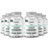 Organics Ocean Real Magnesium Citrate bottle; easy capsules for daily energy.