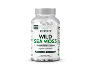 Organics Ocean Wild Sea Moss Capsules bottle for daily energy support