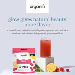 Organifi Glow acerola cherry close-up emphasizing vitamin C.