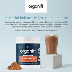 Close-up of Organifi Harmony powder texture and color