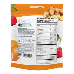Organifi Immunity powder dissolving in water for a refreshing immune support drink.