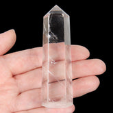 Orientrea clear quartz wand, 2.8–3.1 inches, ideal for meditation and focus.