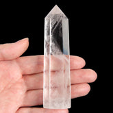 Orientrea Clear Quartz Wand close-up, 3.5-3.9 inch, ideal for meditation