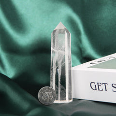 Orientrea Clear Quartz Wand showing smooth polished finish