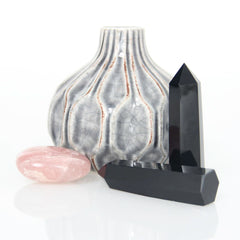 Orientrea Obsidian Wand six-facet design emphasizes balance and grounding rituals