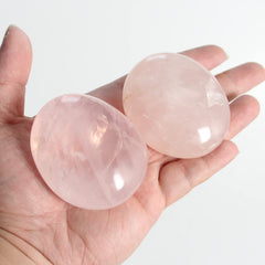 Orientrea Rose Quartz pocket energy stone for on-the-go positivity.
