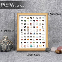 Orientrea wood-frame crystal display with durable craftsmanship and elegant presentation.