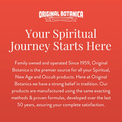 Original Botanica Crossing Oil for hands-on anointing and daily intention setting.