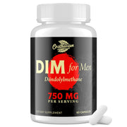Orinthalixium DIM for Men bottle promotes balanced hormones for active men.