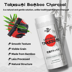 Orinthalixium Takesumi natural bamboo charcoal, a vegan detox option.