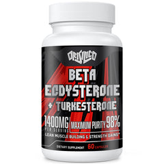 Orisilico beta ecdysterone and turkesterone bottle for daily training
