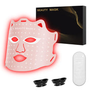 ORITHAM face mask front view in pink finish for convenient at-home skincare sessions