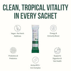 Orlo Vitality Mix single-serve sachets ready for on-the-go use