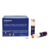 Orthomol Sport bottle front view showcasing premium sports nutrition for active lifestyles