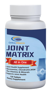 ORTHO-VITAMIN Joint Matrix bottle front view for easy daily joint support.