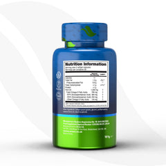 Close-up of ORZAX Omega-3 softgels showing lemon flavor and smooth texture.