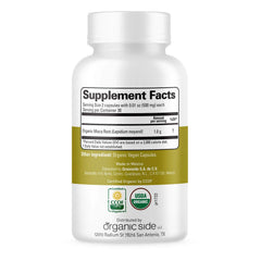 OS Organic Side maca capsules support hormonal balance and mood.