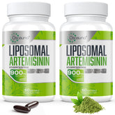 Osasuna liposomal artemisinin bottle pour demonstrates rapid absorption potential