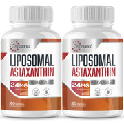 Osasuna Liposomal Astaxanthin bottle shows high-absorption formula for daily antioxidant support.