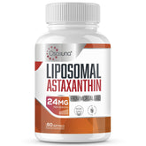 Osasuna liposomal astaxanthin softgel with enhanced absorption and a bold, ruby hue.