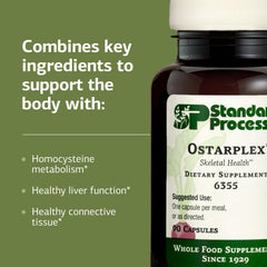 Ostarplex capsules laid out to emphasize vitamin B6 benefits for liver-related metabolism