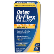 Osteo Bi-Flex triple-strength bottle showing daily joint health support.