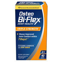Osteo Bi-Flex Triple Strength bottle with joint comfort focus