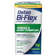 Osteo Bi-Flex Advanced Omega-3 bottle front highlighting plant-based joint support.
