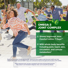 Osteo Bi-Flex Advanced Omega-3 serving pour showing convenient daily routine.