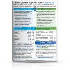 Osteocare Plus Omega-3 capsules delivering essential fatty acids for heart health.