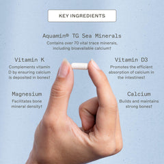 Osteodura capsules close-up illustrating easy-to-digest bone health formula