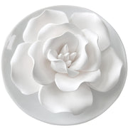 oumeiben impatiens passive diffuser desktop setup with elegant ceramic petals releasing gentle fragrance.