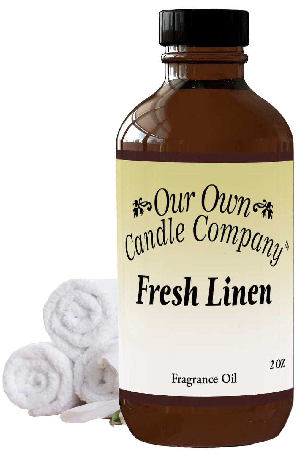 Our Own Candle Company Fresh Linen bottle pour for diffuser use.
