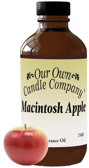 Our Own Candle Company front bottle showing label and 2oz size benefit