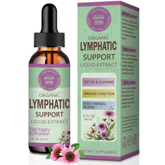 OUROZO Lymphatic Drainage Drops bottle supports healthy lymph drainage.