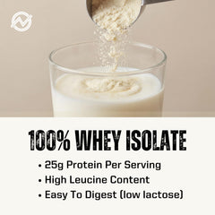 Outwork Nutrition Whey Isolate Vanilla bottle highlights a premium gluten-free protein