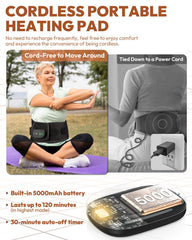OVIMAZ control panel with five heat levels for personalized comfort