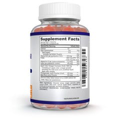 O!VITA Apple Cider Vinegar Gummies The Mother front label, highlighting gut-friendly formulation.