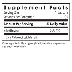 Digestive support graphic illustrating bile salts and fat breakdown with Ox Bile