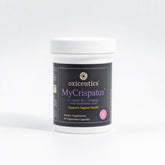 MyCrispatus probiotic bottle highlights LRDR blend for balanced gut and vaginal microbiomes