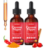 Oxiventra Cayenne Pepper Drops bottle with pour spout for precise dosing