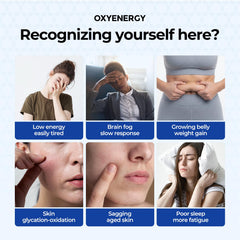 OxyEnergy bottle and label view showing complete product details.