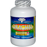 OXYLIFE Orachel-Cardio bottle with 180 vegan capsules for daily wellness on the go.