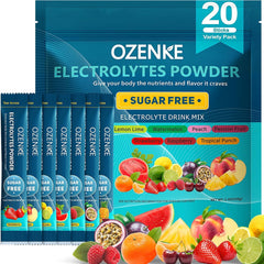 OZENKE electrolytes stick lemon lime for quick, sugar-free hydration during workouts.