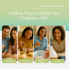 P&J Trading Coconut fragrance oil for candles and bath products with creamy notes.