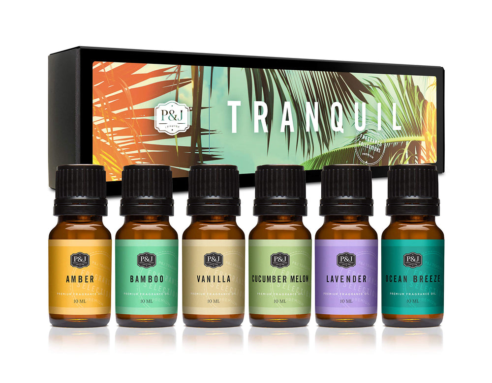 P&J Trading Tranquil Set vanilla bottle for candle making and diffuser blends